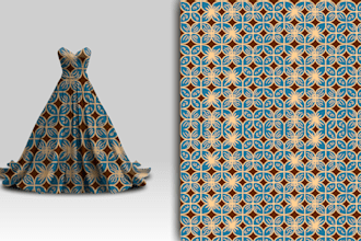 create seamless pattern design for textile