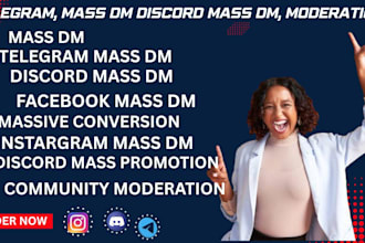 do telegram mass dm,discord mass dm,mass dm,and your reliable channel moderator