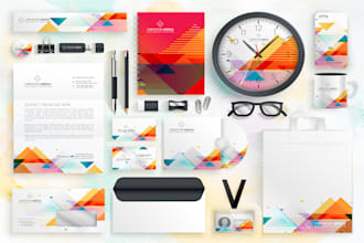 design awesome business cards, letterheads, and all branding stationery items