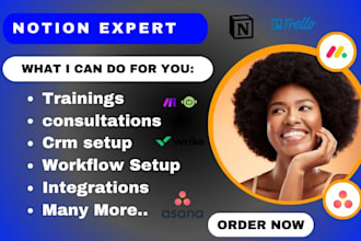 design notion template, notion design as notion expert, asana, clickup, trello
