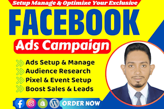 setup facebook and instagram ads camping, shopify for leads and sales