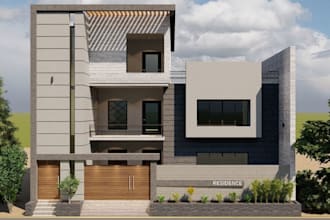create  interior design and 3d render offices, residential, bars kitchen, hotel