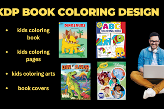 do coloring book pages ,coloring acitivity ,kawaii logo for kdp or ingram spark
