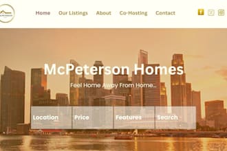 build vacation rental, airbnb website, hotel website, lodgify, hostaway, guesty