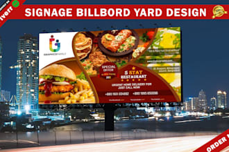create professional billboard, signage, or yard sign ads that stand out