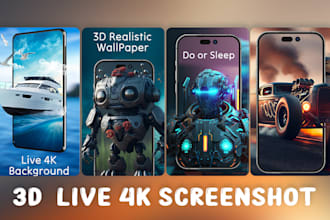 design app screenshot for ios and play store with icon and feature graphic