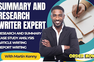 write research and summary writing, report, case study analysis apa paper