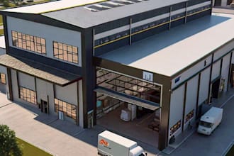 do engineering design for your warehouse exterior and interior