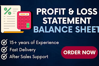 prepare financial statements, profit and loss, cash flow
