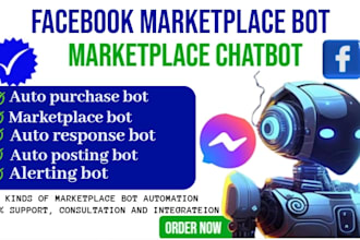 do facebook marketplace bot auto posting bot auto response bot purchasing bot