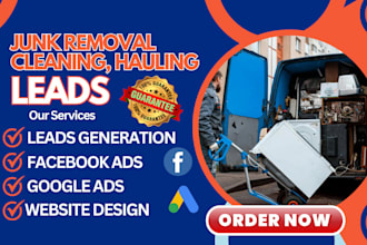 generate junk removal leads junk removal website cleaning leads lead generation
