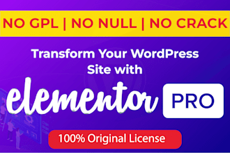 activate elementor pro license and design professional page