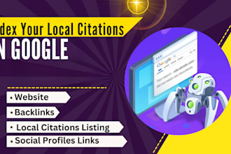 index local citation listings and backlinks on google