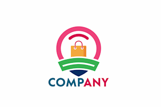 make serious e commerce retail company logo for you business