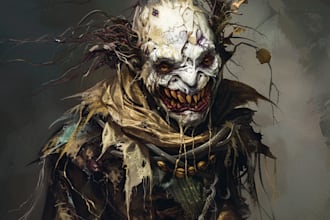 make fantasy horror and any fantasy horror character