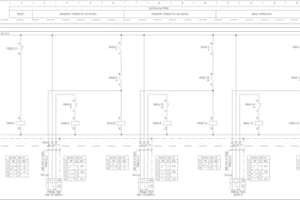design, draw and redraw electrical schematic drawings using autocad or eplan