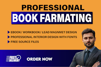 design professional PDF ebook layout or ebook interior design