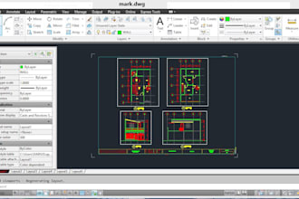 do all your drafting needs in architectural, structural,electrical using autocad