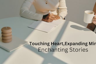 write enchanting fictional stories to capture hearts and mind