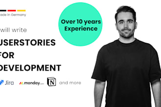 create precise user stories for your software project