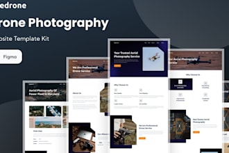 build a high quality photography and drone website with advanced booking