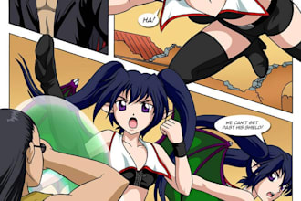 draw nsfw and sfw comic illustration, oc comic, comic strip, gay character, yoai