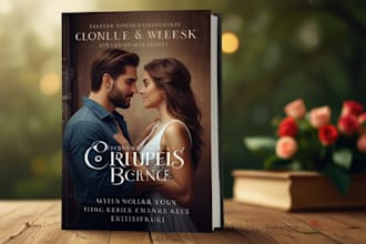 design professional romance book cover