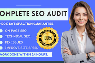 do full SEO audit report to boost your website performance