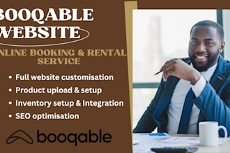do booqable rental services, rental website design, booqable online booking