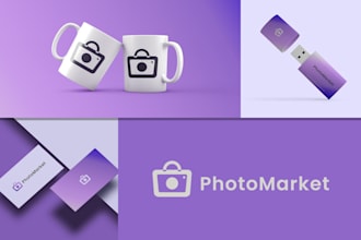 do a minimalist online store logo design e commerce boutique