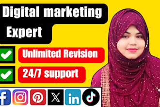your digital marketer and social media manager