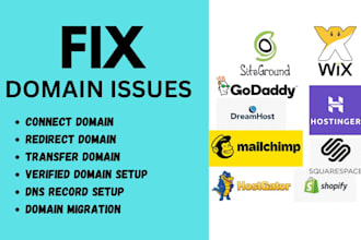 fix, connect, transfer migrate your odmain, dns,  SSL issue, email issues