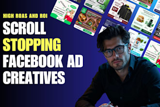 design high roi, roas facebook static ad creatives