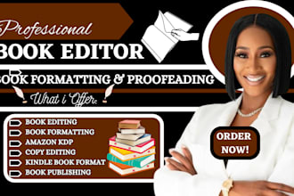 expert ebook editing, proofreading, formatting for amazon KDP authors