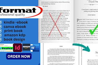 proofread german book, format german book, ebook or document PDF