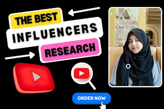 do youtube influencer research and provide email leads for outreach campaigns