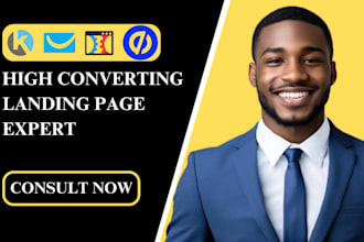 create high converting landing page on unbounce getresponse kartra clickfunnels