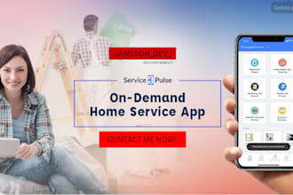 develop on demand, handyman, home services booking app, delivery app