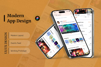 do mobile app UI UX design or web UI UX design in figma