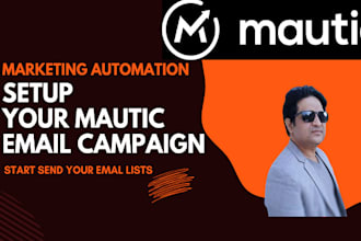 install mautic, configure it and set up sales campaigns