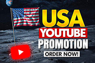 do organic youtube promotion to real usa audience for channel growth
