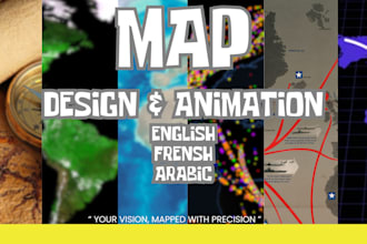 create custom and animated maps for your project needs