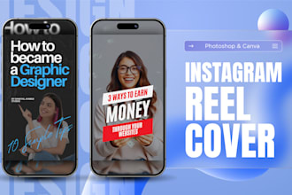 create instagram reels covers or reels thumbnails canva ps
