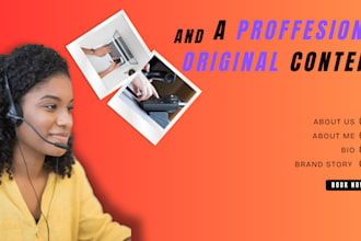 write your professional bio, about me, or brand story, about us