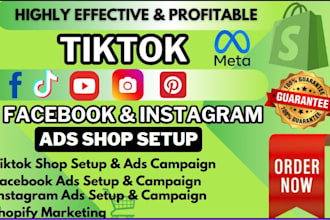 do tiktok shop google ads facebook meta ads manager to boost shopify sales