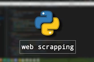 do web scraping, data extraction and automation in python