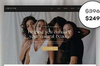 create modern wordpress website for your botox, aesthetic, or medical spa