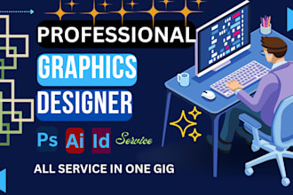 design professional  graphic artist and designer in adobe illustrator, adobe