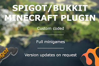 create a fully custom minecraft spigot plugin for you