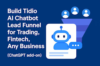 build tidio ai chatbot lead funnel for any business with chatgpt optional add on
